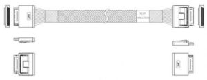 Купить Кабель JPC P5200DR01000-1 OCuLink x8 80P (прямой Straight Type) -TO- OCuLink x8 80P (прямой Straight Type) , 85 Ohm, L:100cm (C1111) - X-1083132 из реестра по лучшей цене