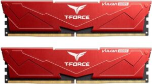 Купить Модуль памяти DDR5 32GB (2*16GB) Team Group FLRD532G5600HC36BDC01 T-Force Vulcan red PC5-44800 5600MHz CL36 1.2V - X-940748 из реестра по лучшей цене