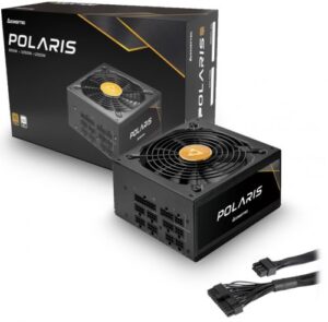 Купить Блок питания ATX Chieftec PPS-1250FC Polaris, 1250W, 140mm fan, 80 plus Gold, full cable management Box - X-881014 из реестра по лучшей цене