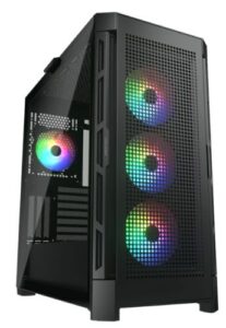 Купить Корпус eATX Cougar Airface Pro RGB 385AD10.0003 черный, без БП, боковая панель из закаленного стекла, USB Type-C, 2*USB 3.0, USB 2.0 - X-1011320 из реестра по лучшей цене