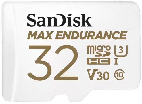 Карта памяти MicroSDHC 32GB SanDisk SDSQQVR-032G-GN6IA (с SD адаптер) Class 10 UHS-I U3 V30