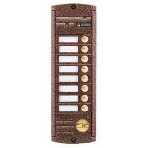 Купить Вызывная панель Activision AVP-458 (PAL) Proxy (медь антик) 4-х проводная антивандальная накладная 8-ми абонентная, с ИК подветкой до 3м, матрица 1/3" - X-459603 из реестра по лучшей цене