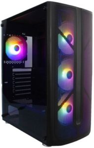 Купить Корпус ATX 1STPLAYER FIREBASE X4 X4-BK-4F1 черный, без БП, ,боковая панель закаленное стекло, USB 3.0, 2*USB 2.0, audio - X-966682 из реестра по лучшей цене