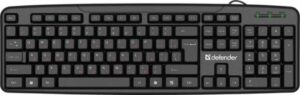Купить Клавиатура Defender Astra HB-588 черная, 104 кл, USB 1.8м 45588 - X-928606 из реестра по лучшей цене