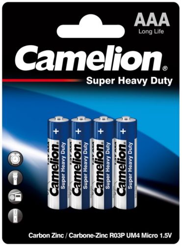 Артикул: X-961014 - Батарейка Camelion R03P-BP4B R03/AAA