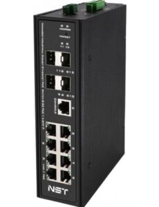 Купить Коммутатор промышленный NST NS-SW-8G4G-PL/IM HiPoE коммутатор Gigabit Ethernet на 8GE PoE + 4 GE SFP порта с функцией мониторинга температуры/влажност - X-1045038 из реестра по лучшей цене