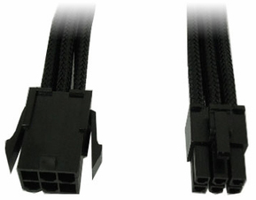 Купить Удлинитель GELID CA-6P-01 6-pin PCI-E, 30см, индивидуальная оплетка, черный - X-487222 из реестра по лучшей цене