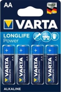 Купить Батарейка Varta LONGLIFE POWER (HIGH ENERGY) LR6 AA BL4 Alkaline 1.5V (4906) (4/80/400) - X-1013604 из реестра по лучшей цене