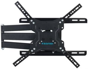 Купить Кронштейн настенный Kromax DIX-19 Kromax_20260 черный, 22"-65", макс. 45 кг., поворотно-выдвижной и наклонный - X-730450 из реестра по лучшей цене