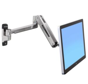 Купить Кронштейн настенный Ergotron LX HD Sit-Stand 45-383-026 крепление "Рука" для монитора, серебристый - X-407085 из реестра по лучшей цене