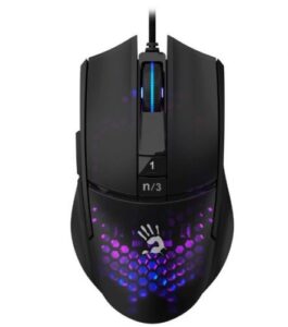 Купить Мышь A4Tech Bloody L65 Max L65 MAX/HONEYCOMB черная/фиолетовая оптическая (12000dpi) USB (6but) 1808869 - X-998347 из реестра по лучшей цене