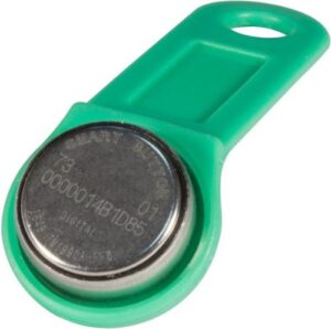 Купить Ключ Slinex DS 1990А-F5 (зеленый) электронный Touch Memory с держателем - X-851649 из реестра по лучшей цене