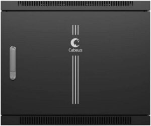 Купить Шкаф настенный 19", 15U Cabeus SH-05F-15U60/45m-R-BK 600x450x769mm (ШхГхВ) дверь металл, цвет черный (RAL 9004) - X-870432 из реестра по лучшей цене