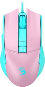 Купить Мышь A4Tech Bloody L65 Max L65 MAX/SKY PINK розовая/голубая оптическая (12000dpi) USB (6but) 1808889 - X-998349 из реестра по лучшей цене