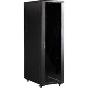 Купить Шкаф напольный 19", 42U TWT TWT-CBB-42U-8x12-G1 Business, 800x1200, черный, передняя дверь стекло, задняя дверь распашная металл - X-891411 из реестра по лучшей цене