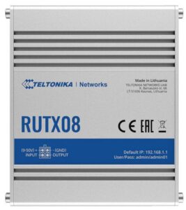 Купить Маршрутизатор промышленный Teltonika Networks RUTX08 passive PoE, RutOS, 4xRJ45 ports, USB - X-870808 из реестра по лучшей цене