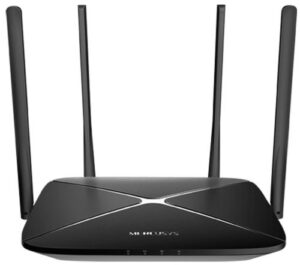 Купить Роутер Mercusys AC12G AC1200, до 867 Мбит/с на 5 ГГц + до 300 Мбит/с на 2,4 ГГц, 802.11ac/a/b/g/n, WAN 10/100/1000 Мбит/с, 3*LAN 10/100/1000 Мбит/с, 4 - X-827867 из реестра по лучшей цене