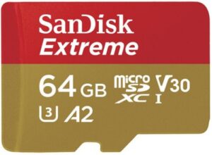 Купить Карта памяти MicroSDXC 64GB SanDisk SDSQXAH-064G-GN6MN UHS-I U3, Class 10, цвет: золотой/красный - X-982690 из реестра по лучшей цене