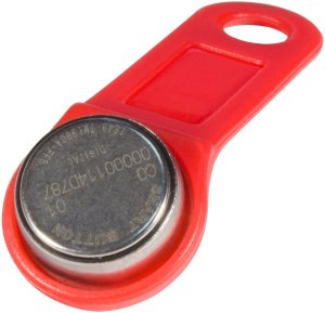 Купить Ключ Slinex DS 1990А-F5 (красный) электронный Touch Memory с держателем - X-632148 из реестра по лучшей цене