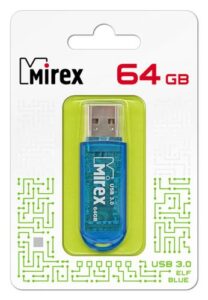 Купить Накопитель USB 3.0 64GB Mirex ELF 13600-FM3BEF64 cиний - X-818899 из реестра по лучшей цене