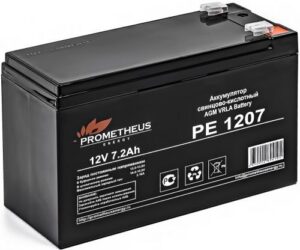 Купить Батарея для ИБП PROMETHEUS ENERGY РЕ1207 PE 1207 12V, 7.2Ah, зажим 6,35 мм - X-958842 из реестра по лучшей цене