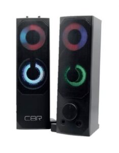 Купить Акустическая система 2.0 CBR CMS 514L black, питание USB, 2х3 Вт (6 Вт RMS), пластик, RGB-подсветка, конструкция-транформер, 3.5 мм лин. стереовход, р - X-770628 из реестра по лучшей цене