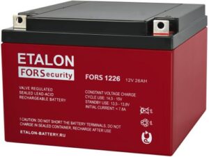 Купить Аккумулятор ETALON FORS 1226 12В 26Ач - X-1065095 из реестра по лучшей цене