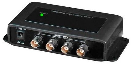 Артикул: X-504516 - Усилитель SC&T CD104HD разветвитель видеосигнала HDCVI / TVI / AHD (1вх./4вых.). Расстояние передачи 100м. Вх. - BNC/Роз.2