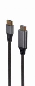 Купить Кабель интерфейсный DisplayPort-HDMI Cablexpert CC-DP-HDMI-4K-6 4K, 1.8м, 20M/19M, черный, экран, пакет - X-888914 из реестра по лучшей цене