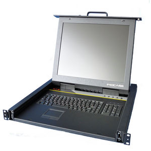 Артикул: X-424217 - Консоль KVM Procase E1708 однорельсовая