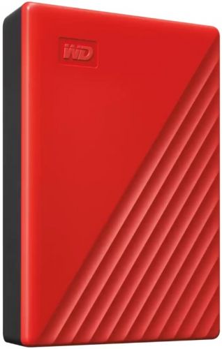 Артикул: X-1049677 - Внешний диск HDD 2.5'' Western Digital WDBPKJ0050BRD-WESN My passport 5TB USB 3.2 Gen 1 red - фото