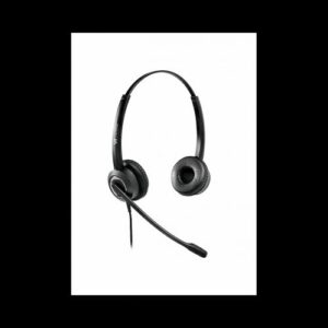 Купить Гарнитура проводная VT VT6200-D QD(P)-RJ9(03) бинауральная, HD звук, шумоподавление, разъем QD (переходник QD-RJ9 в комплекте), амбушюры из кожзам - X-678365 из реестра по лучшей цене