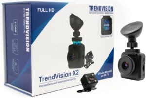 Купить Видеорегистратор TrendVision X2 Dual 1080x1920/170 °, 1280х720/120°, IPS 1.54", microSDXC, microSDHC, microSD, черный - X-919248 из реестра по лучшей цене