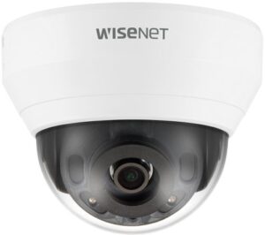 Купить Видеокамера IP Wisenet QND-6022R 2МП внутренняя купольная с функцией день-ночь (эл.мех. ИК фильтр) и ИК подсветкой до 20 м.; встроенный фиксированный - X-849185 из реестра по лучшей цене