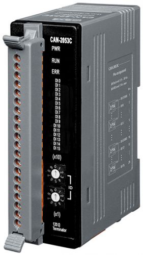 Артикул: X-1051318 - Модуль ICP DAS CAN-2053C CR CANopen Module of 16-channel Isolated Sink/Source Digital Input - фото