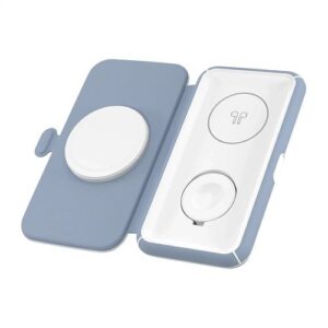 Купить Зарядное устройство беспроводное Lyambda LMS301_BL для Iphone, AirPods и Iwatch blue - X-1056314 из реестра по лучшей цене
