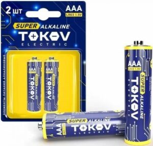 Купить Батарейка TOKOV ELECTRIC TKE-ALS-LR3/B2 LR3/AAA (блист.2шт) - X-1029333 из реестра по лучшей цене