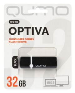 Купить Накопитель USB 2.0 32GB Qumo QM32GUD-OP2-black Optiva 02, чёрный - X-889978 из реестра по лучшей цене