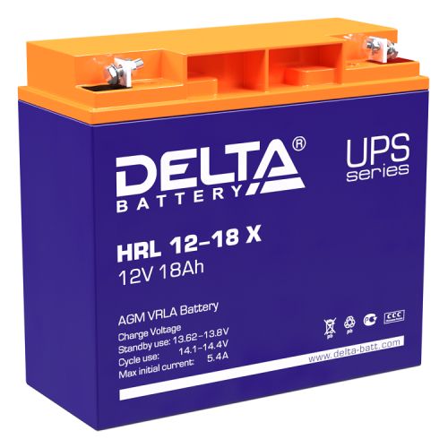 Артикул: X-634117 - Батарея Delta HRL 12-18 X 12V/18Ah