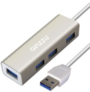 Купить Разветвитель Ginzzu GR-517UB USB 3.0, 4 порта, 20см кабель - X-1011846 из реестра по лучшей цене