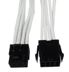 Купить Удлинитель GELID CA-8P-06 6+2-pin PCI-E, 30см, индивидуальная оплетка, белый - X-590207 из реестра по лучшей цене
