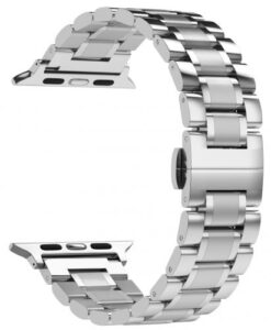 Купить Ремешок на руку Lyambda CETUS DSG-25-44-SL из нержавеющей стали для Apple Watch 42/44/45 mm silver - X-985081 из реестра по лучшей цене