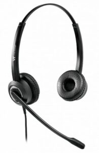 Купить Гарнитура проводная VT VT6200-D USB бинауральная, HD звук, шумоподавление, разъем USB, амбушюры из кожзаменителя - X-678367 из реестра по лучшей цене