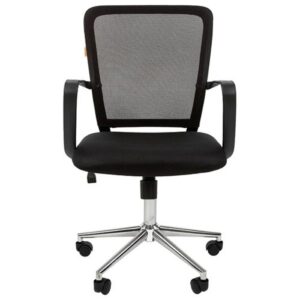 Купить Кресло офисное Chairman 698 TW-01 7077478 черный хром - X-899477 из реестра по лучшей цене