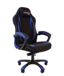 Купить Кресло игровое Chairman Game 28 ткань черн./синий - X-819837 из реестра по лучшей цене