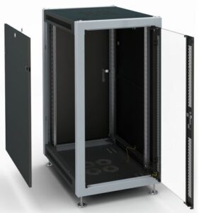 Купить Шкаф напольный 19", 37U SYSMATRIX SL 6637.912 600x600x1780mm, передняя дверь стекло, задняя дверь металл, поворотная ручка с замком, черный - X-815471 из реестра по лучшей цене