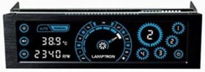 Купить Панель управления Lamptron CM430 сенсорная, 30Вт/канал х4, PWM, черная, синяя подсветка дисплея - X-846157 из реестра по лучшей цене
