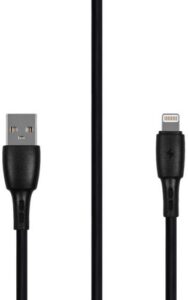 Купить Кабель Carmega CAR-C-AL1M-BK USB Type-А/Lightning 8-pin, 1м, чёрный - X-973624 из реестра по лучшей цене