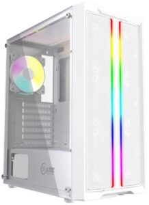 Купить Корпус ATX Powercase Mistral Evo CMIEW-F4S белый, без БП, боковая панель закаленное стекло, 2*USB 3.0, USB 2.0, audio - X-985838 из реестра по лучшей цене