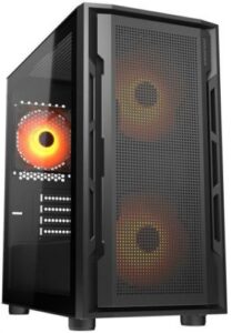Купить Корпус mATX Cougar Uniface Mini RGB черный, без БП - X-1100075 из реестра по лучшей цене